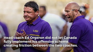 LSU Plans To Split With O.C. Matt Canada After Citrus Bowl