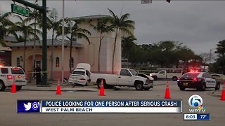 1 person hospitalized in alcohol-related crash in West Palm Beach