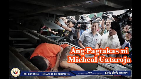 Senator Robin Padilla Aktuwal na Nakita kung paano nakatakas si Micheal Cataroja | Bilibid Maximum