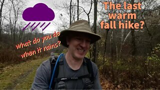 Fall hike video. Rain, sun and fun.