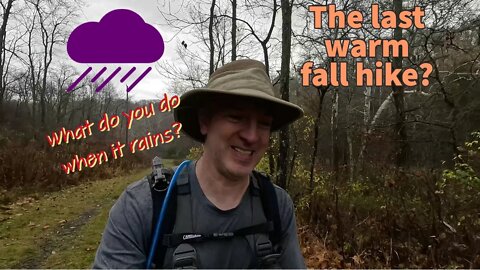 Fall hike video. Rain, sun and fun.