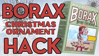 Easy Way To Make Stunning Christmas Ornaments with Borax