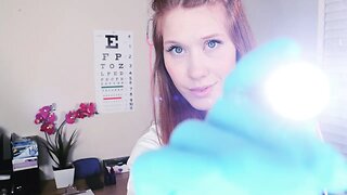 [ASMR] MEN'S Cranial Nerve Exam |Testing Your Senses | XSmall Latex Gloves| Gentle Ear To Ear Sounds