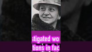 Frances Perkins was the 1st female cabinet member.