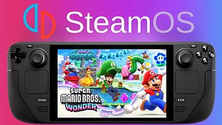 Super Mario Bros. Wonder (Yuzu 1589) Switch Emulation | Steam Deck