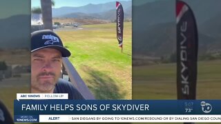 Family helping sons of skydiver who died in Otay Mesa