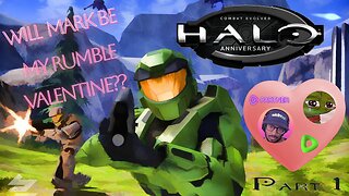 2 Rumble Partners, 1 Romantic V-Day ❤️ Celebration on A Halo Installation | Halo: CE (Heroic+Skulls)
