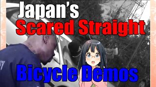 Weird Japan's Scared Straight Bicycle Demonstration Reaction