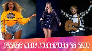 As turnês mais LUCRATIVAS de 2018 | FM News