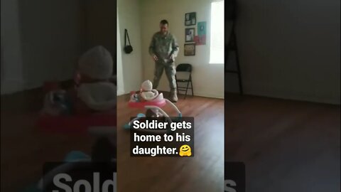 Soldier gets home. #shorts #soldier #family