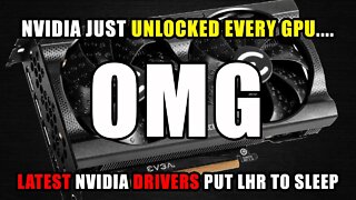 NVIDIA'S Been LYING To EVERYONE For YEARS.... OFFICIAL LHR UNLOCK