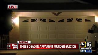Three found dead in Mesa, murder-suicide suspected