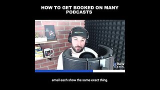 How to Get Booked on Podcasts - Roman Prokopchuk Appearance on Raw and Real Podcast