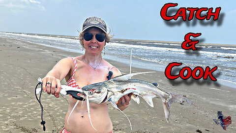 Reel it in & Cook it Up: Gafftop Catfish (Best Recipe) #fishing #catchandcook #surffishing