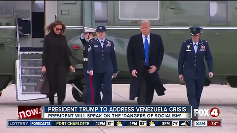 President Trump to visit Miami Monday to address Venezuelan situation