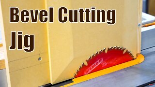 Make a Bevel Cutting Jig for Table Saw | Woodworking Jig