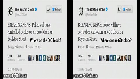 BOSTON BOMBING Did you notice this? - VidTruth - 2013