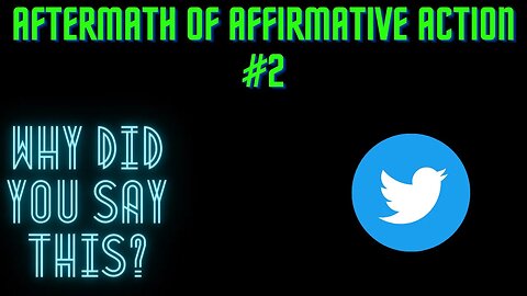 Affects Of Affirmative Action #2 -- You Don't Speak For Us!