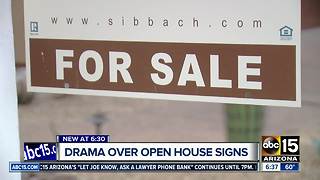 HOA says homeowners can't put up "open house" signs