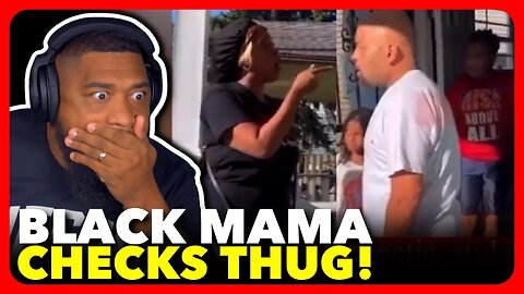 Black Mama CONFRONTS Young Thug THROWING Gang Signs At her!