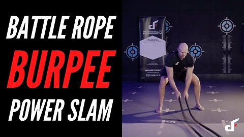 Battle Rope Burpee Power Slams