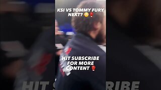 KSI and Tommy Fury Heated Exchange 😳 #ksi #tommyfury #boxing