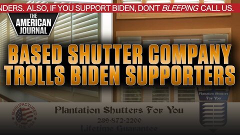 Based Shutter Company Clowns on Biden Voters In Hilarious Ad