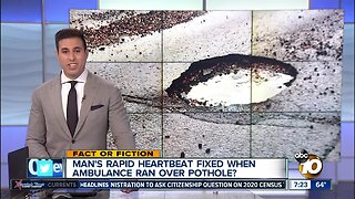 Rapid heartbeat fixed by pothole?