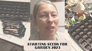 Starting Seeds | GARDEN 2023 | What we are planting this year