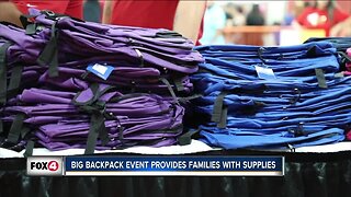 Big Backpack event provides families with suppplies