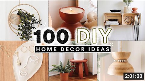 100 DIY Home Decor Hacks