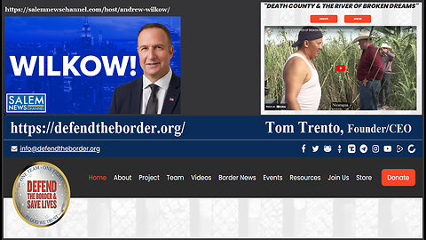 Andrew Wilkow with Tom Trento - Death County & The River of Broken Dreams - MUST WATCH!
