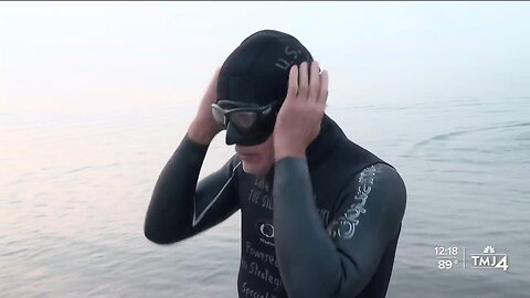 In 2nd attempt, 'The Shark' to swim 80 miles across Lake Michigan