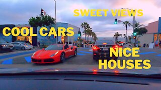 Manhattan Beach to Palos Verdes At Dusk - Driving Tour