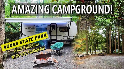 The BEST Campground Right on the River! | Audra State Park, West Virginia