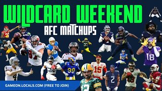 NFL AFC Wildcard Weekend Matchups