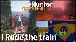 How to ride the train Tutorial | The Hunter Call Of The Wild Funny Moments