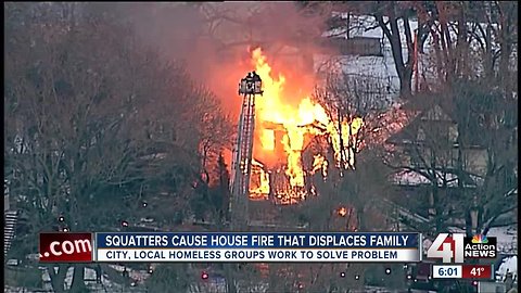 KCMO seeks solution for fires set by squatters