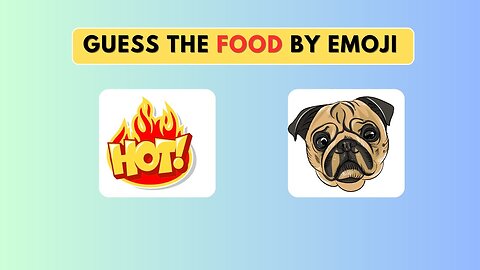 🍕Can You Guess The Food By Emoji | Its Quiz Show | Food Emoji Quiz 🍔