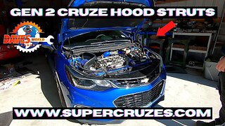 Cruze Gen 2 Hood Struts Kit from www.supercruzes.com