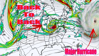 A Rare December Major Hurricane & Back To Back Storms Coming!