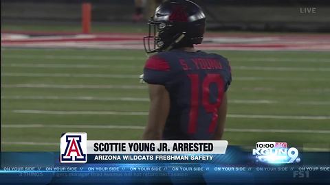 UA freshman football player arrested in domestic violence incident