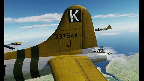 Von Below Vs. B17G Bombers (DCS Normandy)