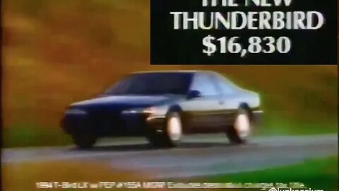 1994 Ford Thunderbird Commercial "Good News Is Soaring"