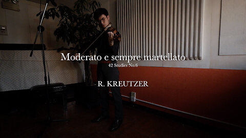 Kreutzer #6 Moderato e sempre martellato