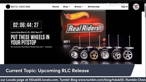Hot Wheels RLC Real Riders Set 1 Release Discussion Podcast