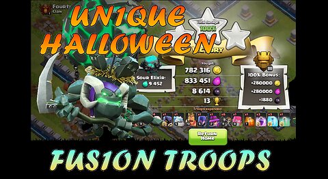 Clash of Clans 2023 Halloween Lavaloon/Witch Golem