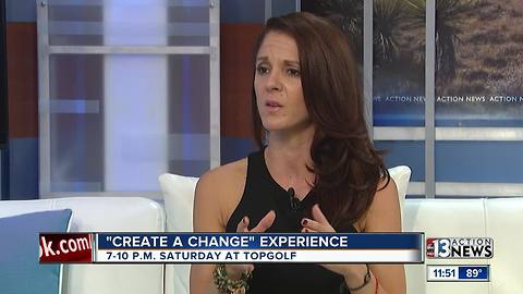 Create a Change hosts Top Golf charity event