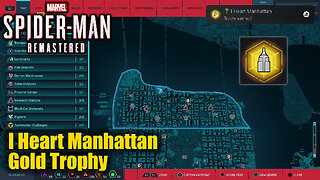 Marvel's Spider-Man Remastered PS5 - I Heart Manhattan Trophy Guide (100% complete all districts)