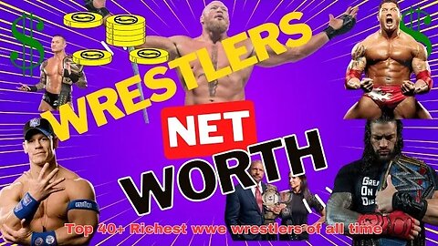 Net worth of wwe wrestlers | Richest wwe wrestlers of all time #wwe
